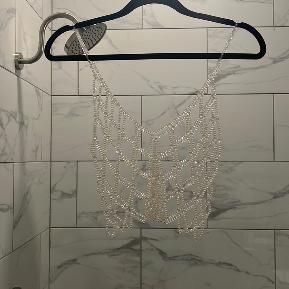 Zara beaded tank top